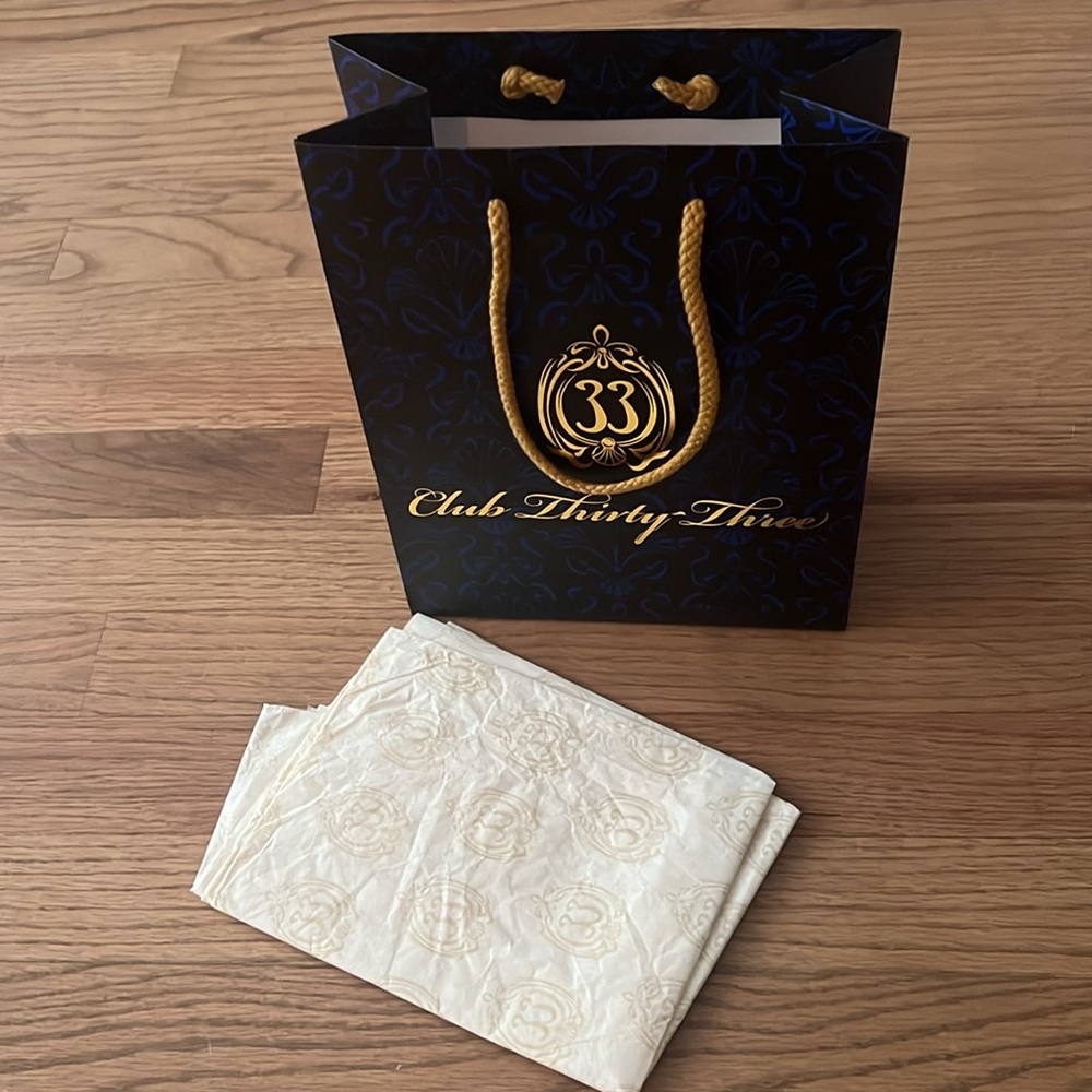 Club 33 Bag + Tissue Paper